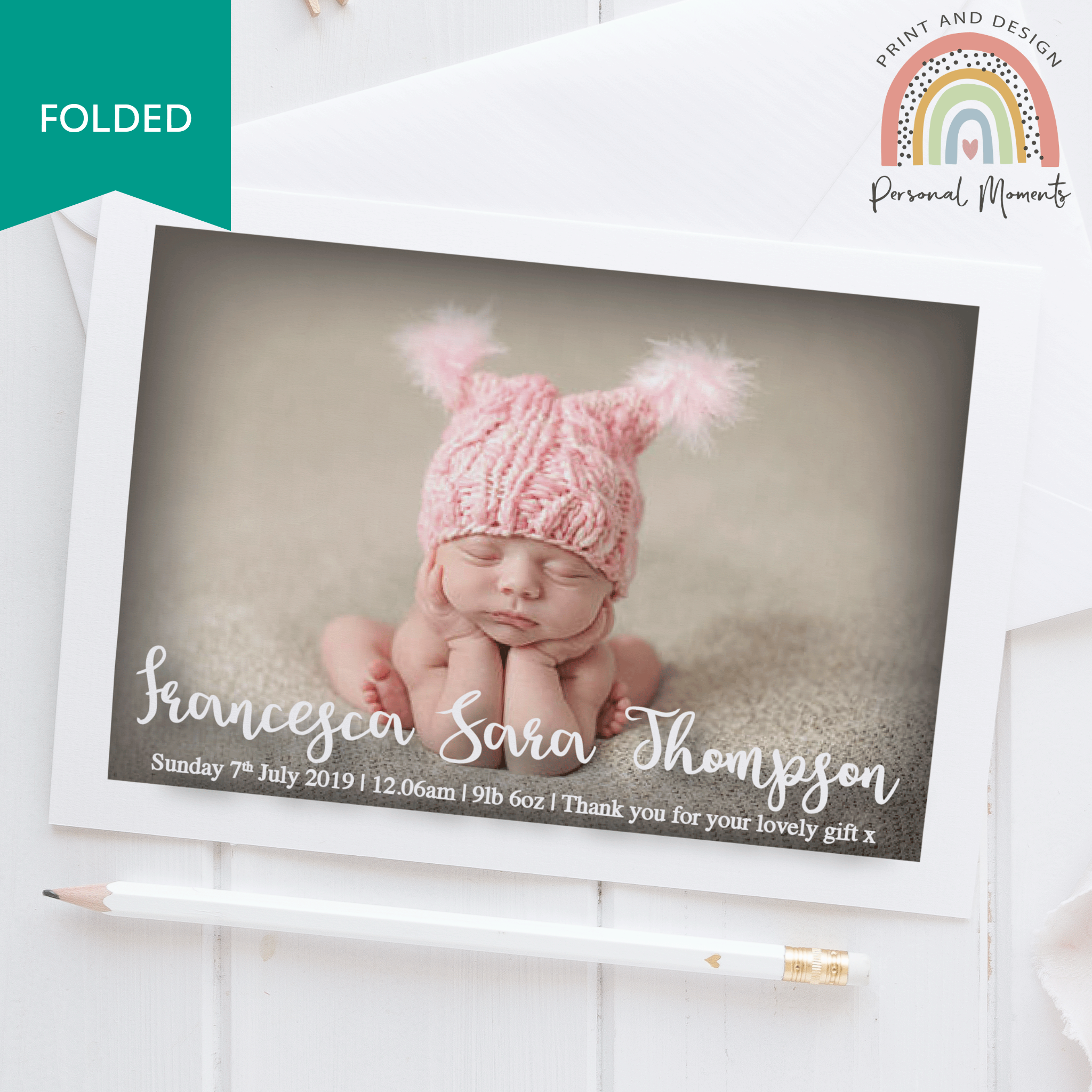 FOLDED personalmoments-thank-you-card-white-girl-folded