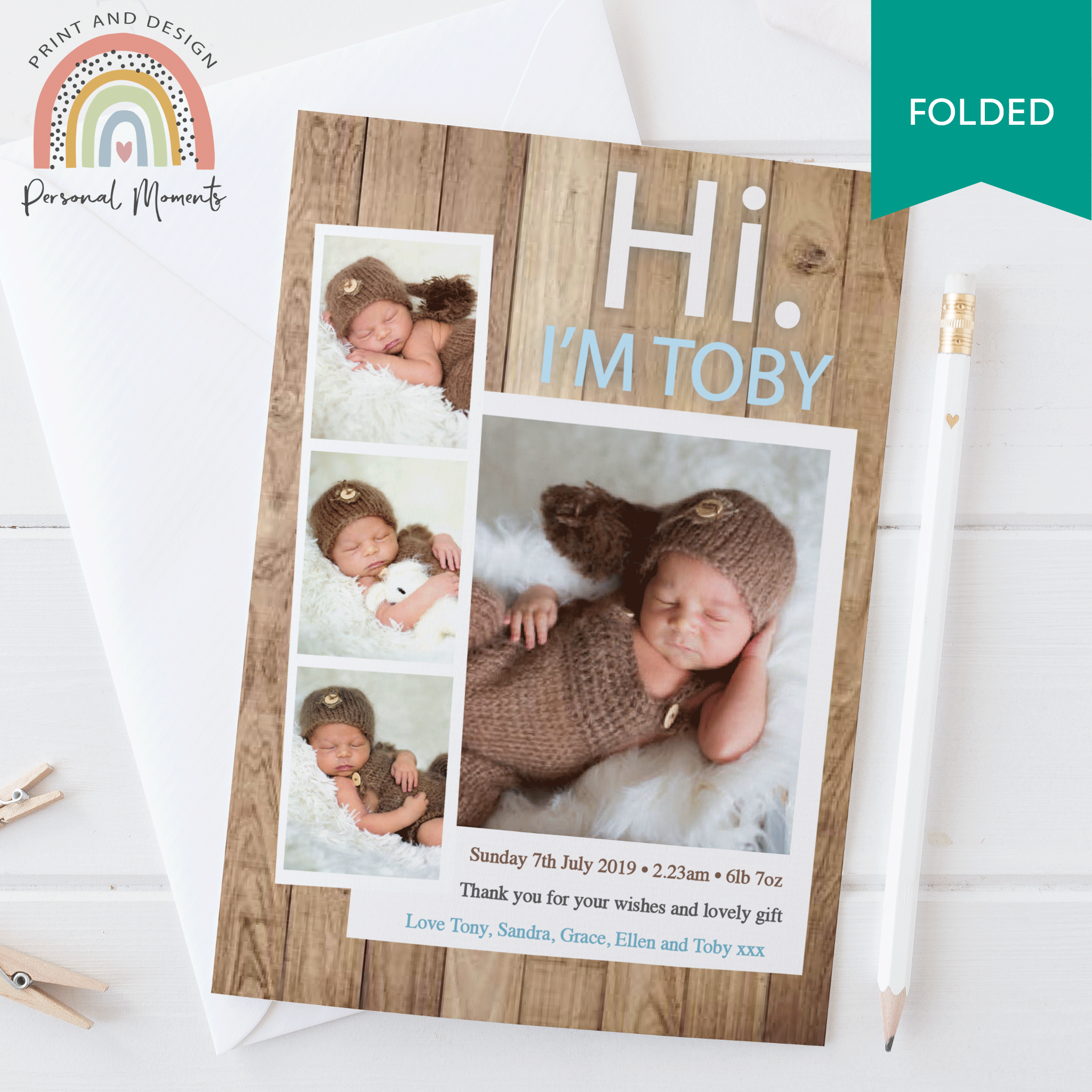 FOLDED personalmoments-thank-you-card-sincere-boy-folded